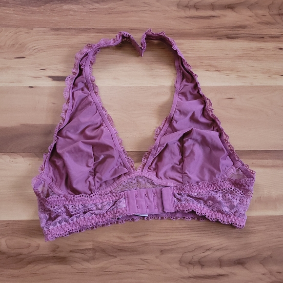 Victoria's Secret Pink Halter Lace Bralette in size Small - Picture 3 of 5